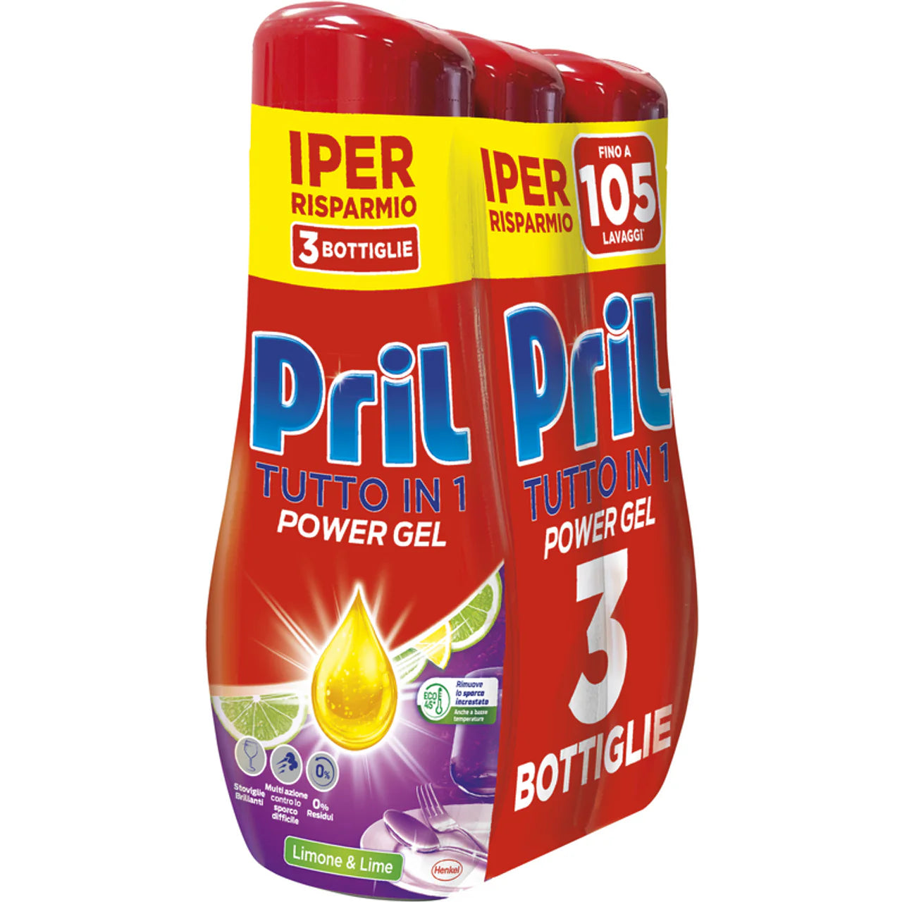 Pril Gel 630X3 Limone