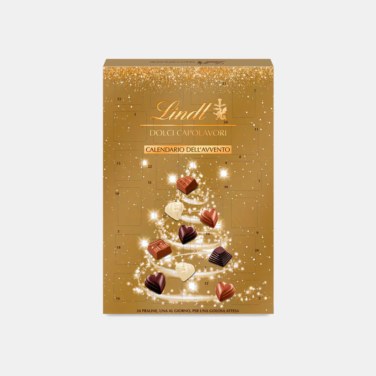 LINDT CALENDARIO AVVENTODOLCI CAPOLAVORI GR.250