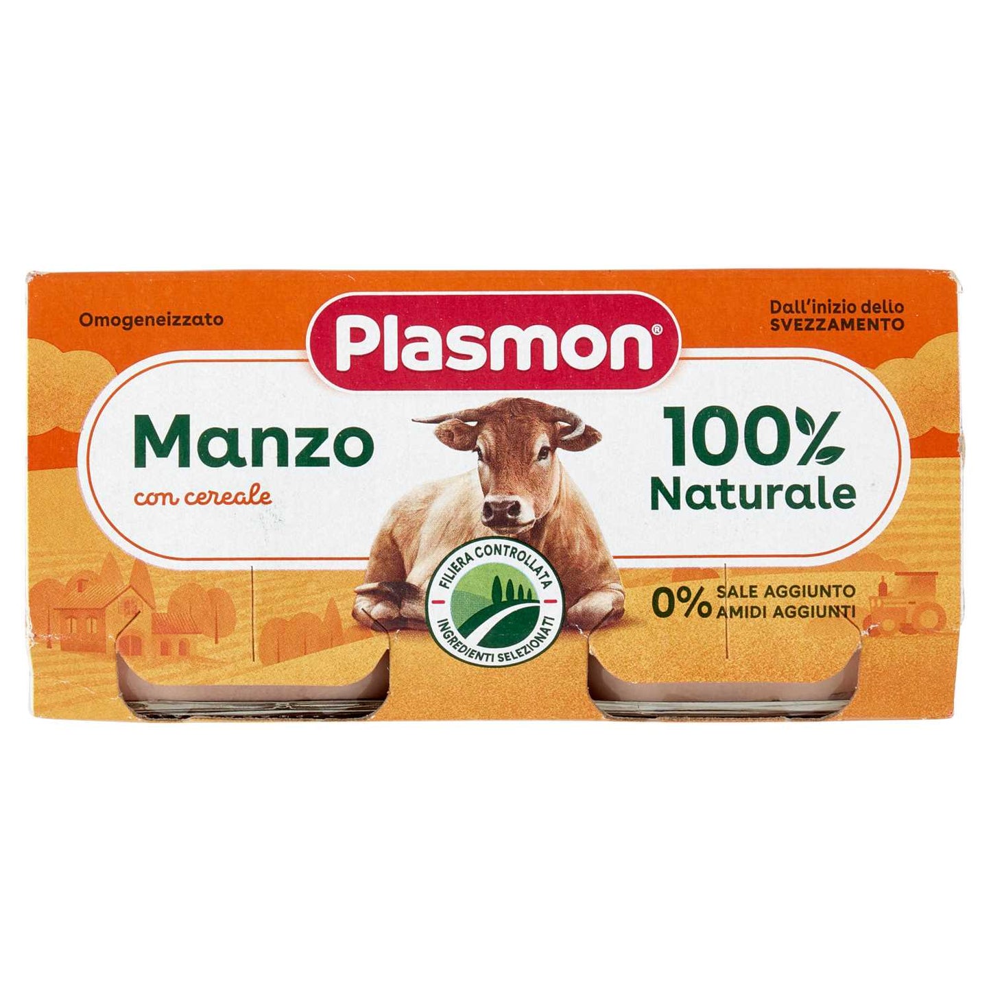 Plasmon Omogeneizzato Carne Manzo Gr 80X2
