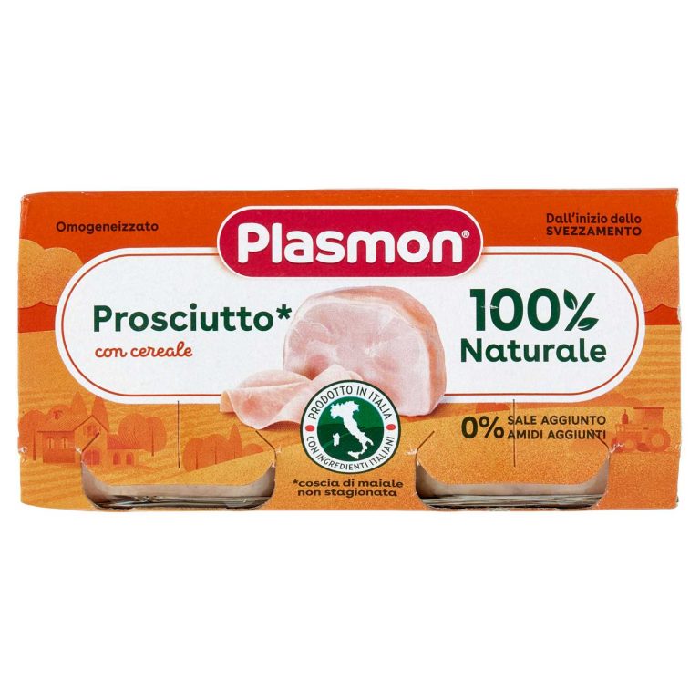 Plasmon Omogeneizzato Carne Prosciutto Gr 80X2