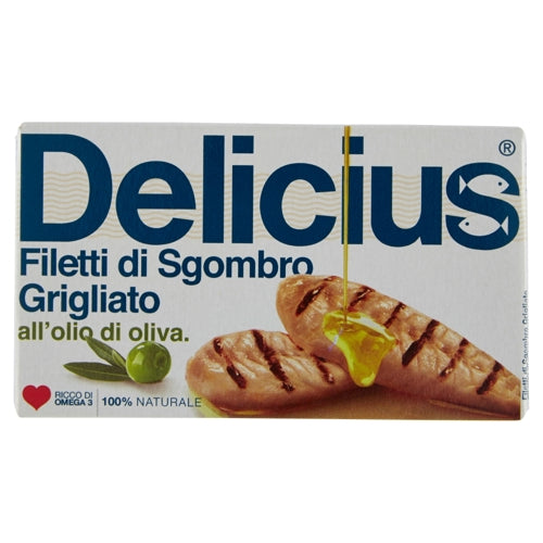 Delicius Sgombro Grigliato Olio Di Oliva Gr 85