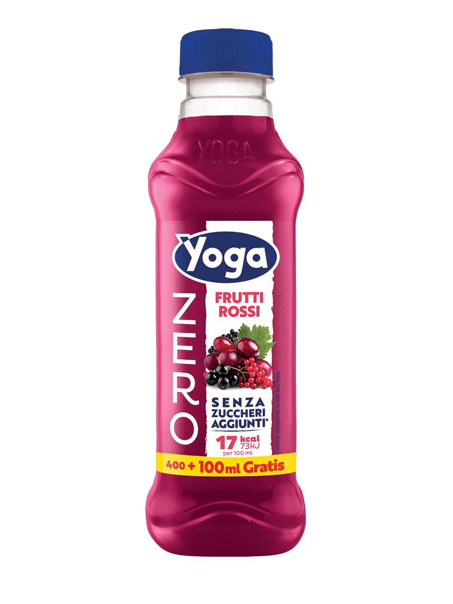 Yoga Zero Frutti Rossi 500 Ml