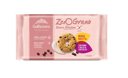 Galbusera Zerograno Frollini Senza Glutine Panna E Cioccolato Gr.220