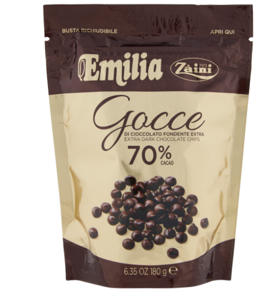 Zaini Gocce Fondente 70% Gr 180