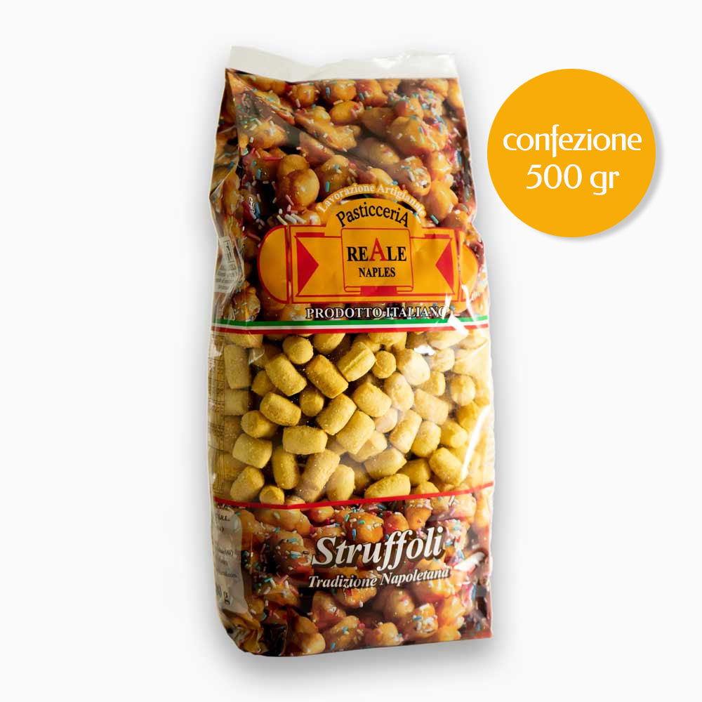 Struffoli Artigianali Napoletani Fritti da condire -REALE conf. da 500 g
