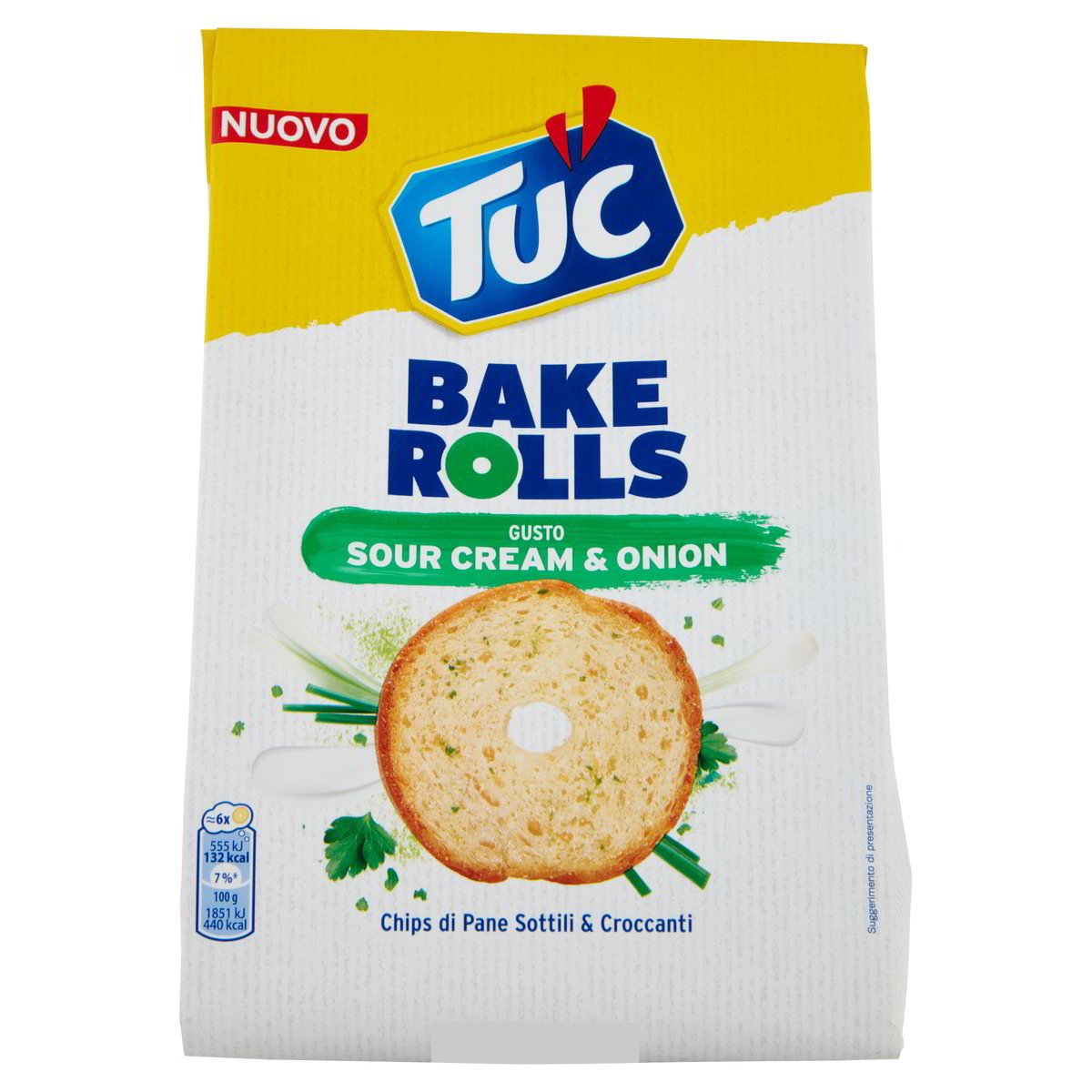 Tuc Bake Rolls Onion Gr 150
