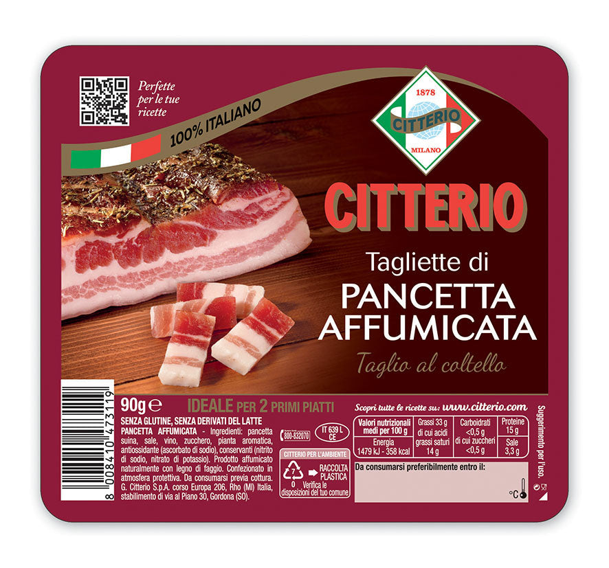 Citterio Tagliette Di Pancetta Affumicata Gr.90
