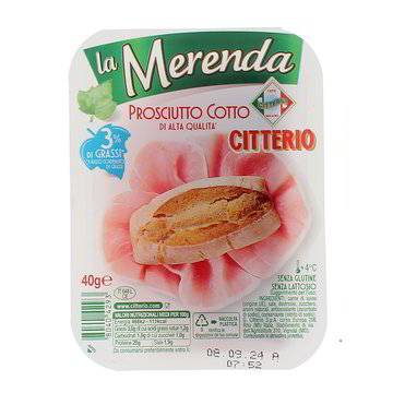 Citterio La Merenda Prosciutto Cotto Gr 40