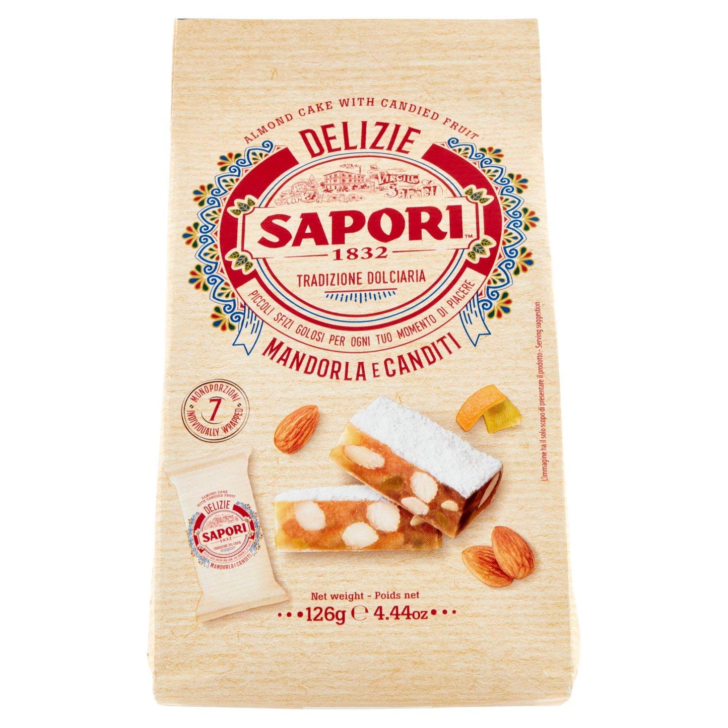 Sapori Del.Toscane Mandorla Ecanditi Gr 126