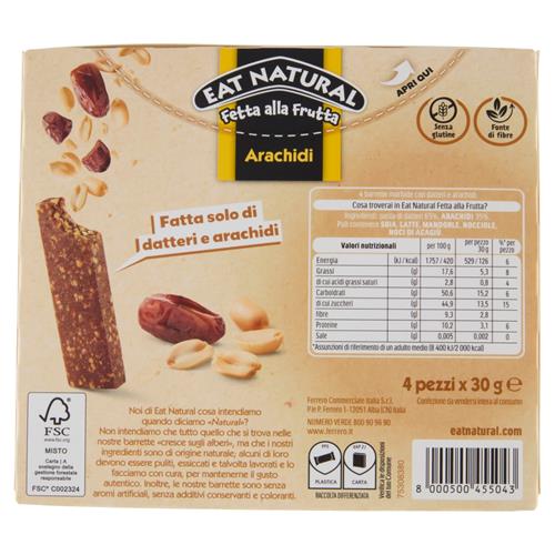 Eat Natural Soft Bars Arachidi X4 Gr.120