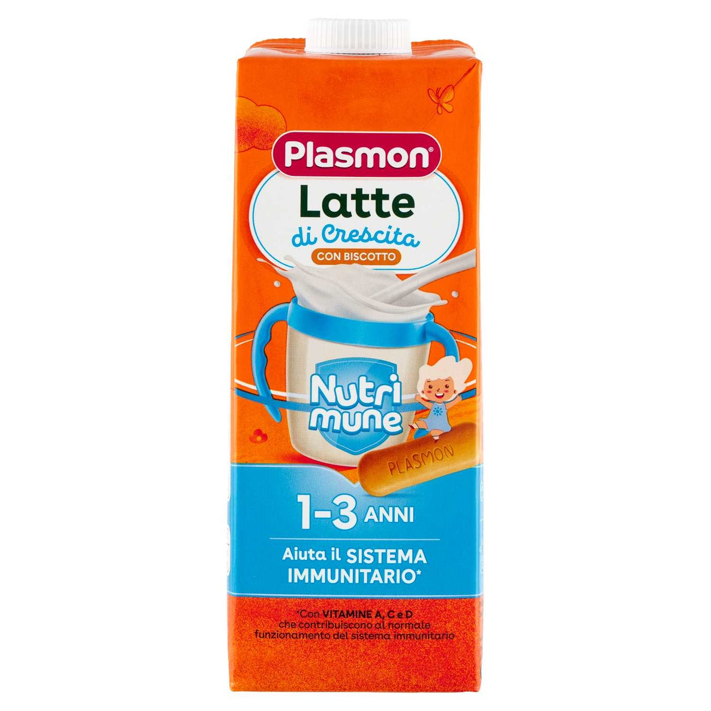 Plasmon Latte 12-36 Biscotto1 Litro