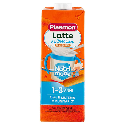 Plasmon Latte 12-36 Biscotto1 Litro