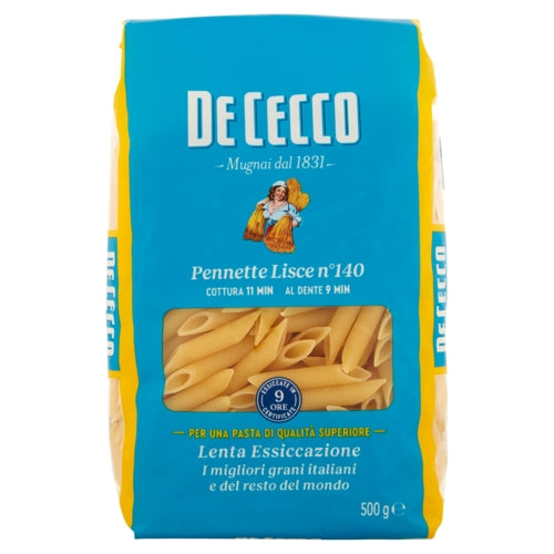 De Cecco Pennette Lisce N.140 Gr 500