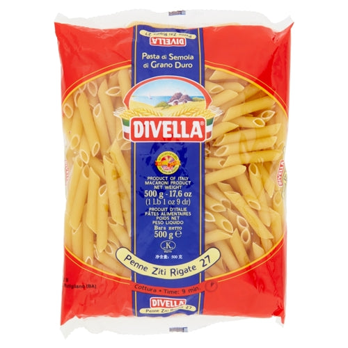 Divella Penne Ziti Rigati N.27 Gr 500