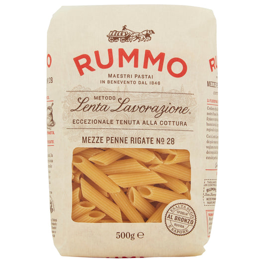 Rummo Mezze Penne Rigate N.28