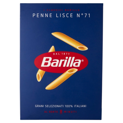 Barilla Penne Lisce N.71 Astuccio Gr 500