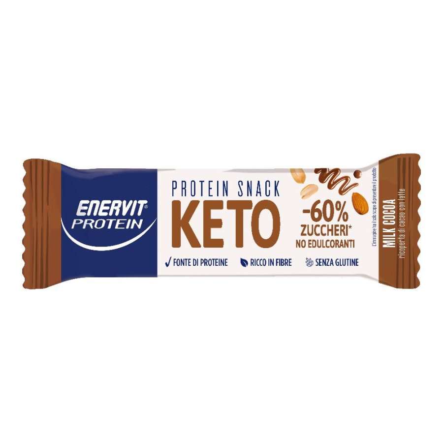 Enervit Protein Snack Keto Milk Cocoa Gr.35