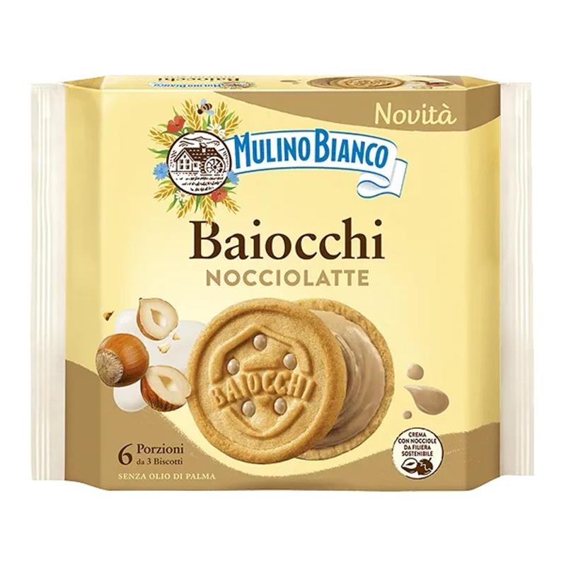 Mulino Bianco Baiocchi Nocciolatte Gr.168