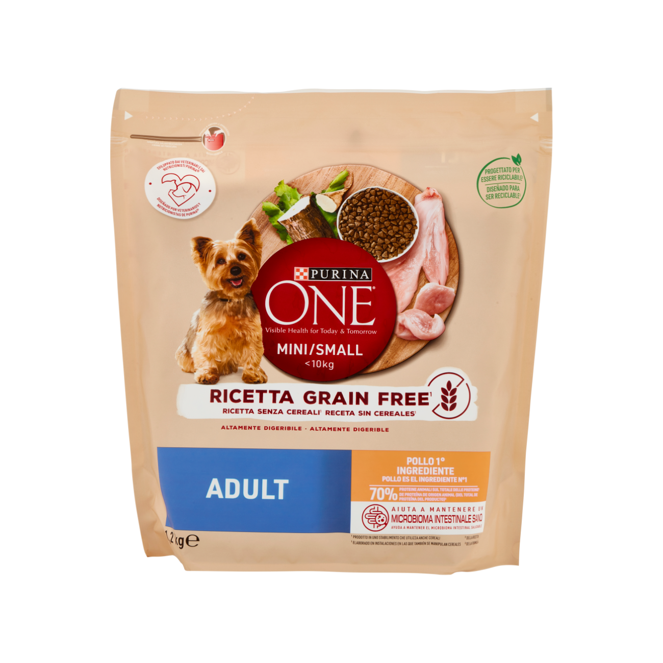 Purina One Mini Grain Gr 1200