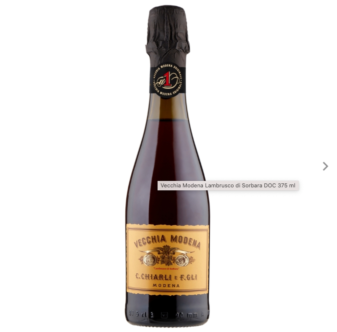 Vecchia Modena Lambrusco Ml 375