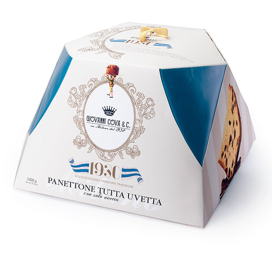 Cova Panettone Tutto Uvetta Kg1