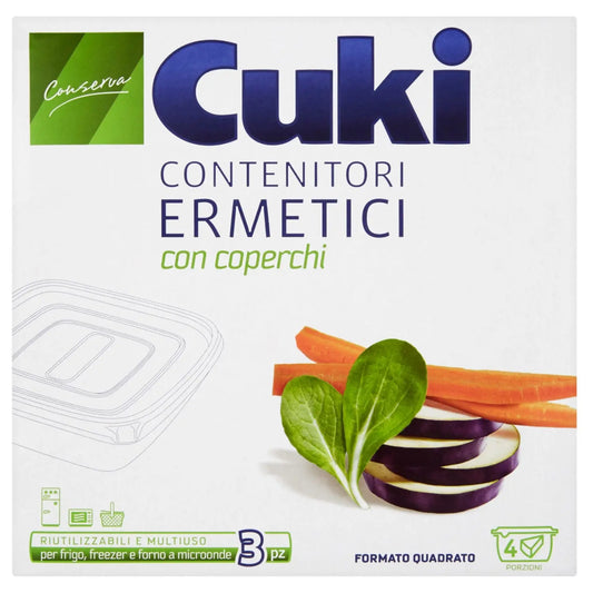 Cuki Contenitori Ermetici Quadrati