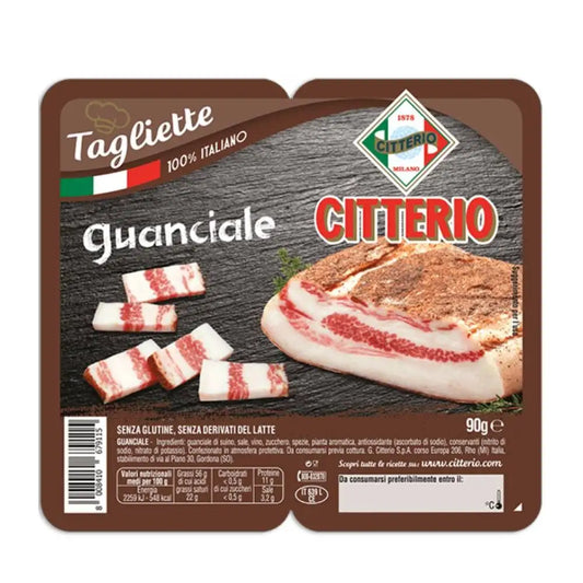 Citterio Tagliette Di Guanciale Gr.90