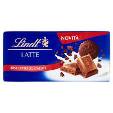 Lindt Tavoletta Al Latte Con Biscotto Al Cacao Gr.100