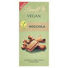 Lindt Tavoletta Vegan Nocciola A Base Di Avena Miglio E Mandorle Gr.100