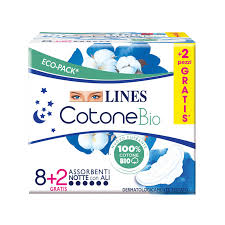 Lines Cotone Ultra Notte Dist X 8