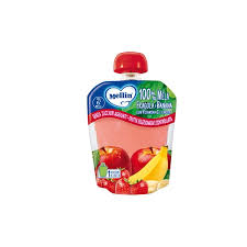 Mellin Pouch Mela/Fragola/Banana Gr 90