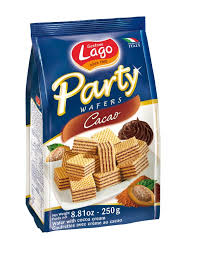 Lago Wafer Party Cacao Gr 250