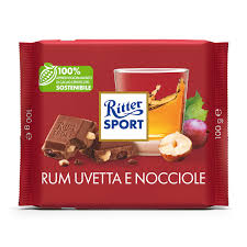 Ritter Tavoletta Rhum E Uvetta Gr 100