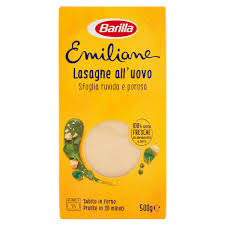 Barilla Emiliane Lasagne All'uovo Astuccio Gr 500