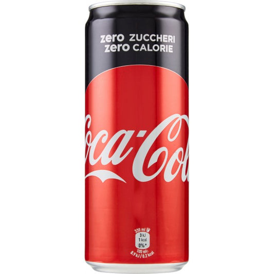 Coca-Cola Zero Lattina Sleek 33 Cl 1X10