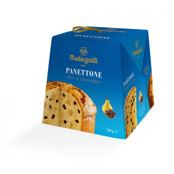 MELEGATTI PANETTONE PERA E CIOCCOLATA GR750