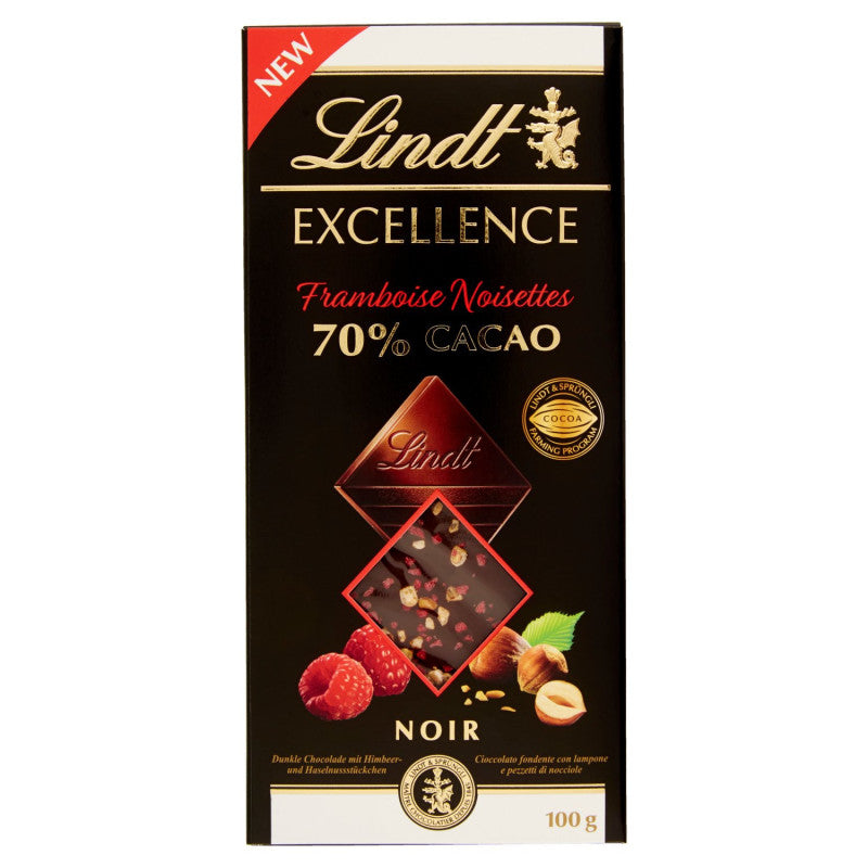 Lindt Excellence Passion Lampone/Nocciola 100g