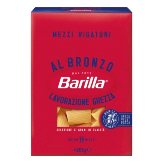 Barilla Al Bronzo Mezzi Rigatoni