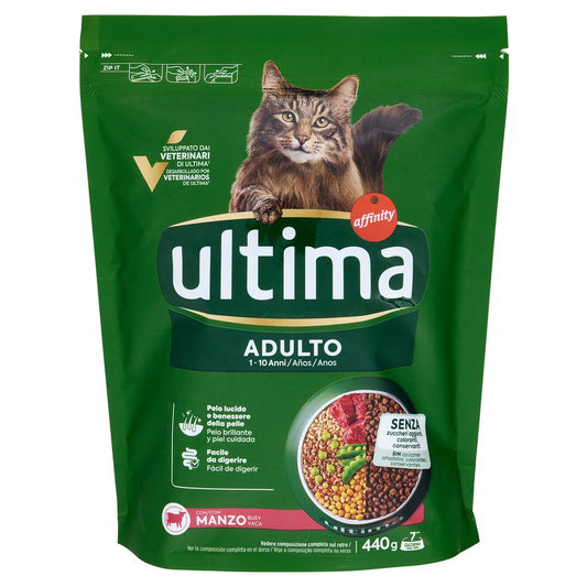 Ultima Cat Manzo E Riso G 440