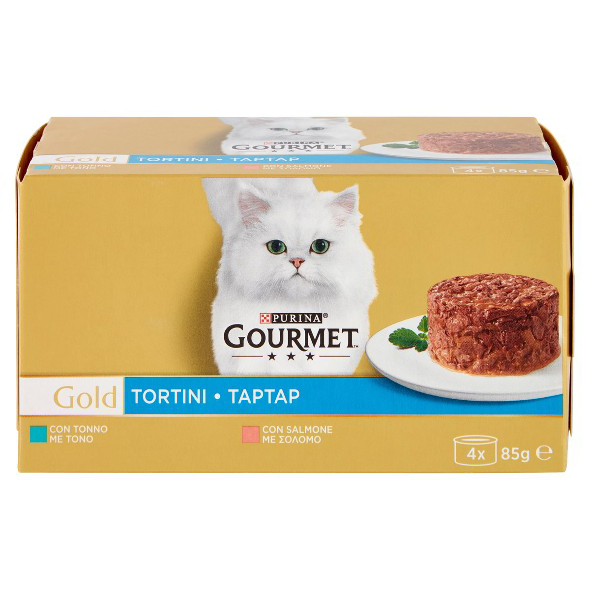 Gourmet Tortini Tonno E Salmone Gr 340